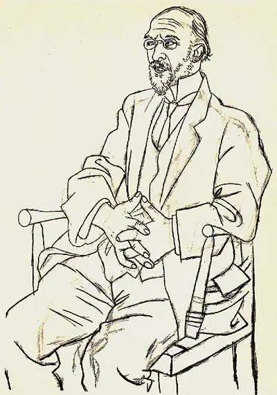 Portrait of Erik Satie Pablo Picasso